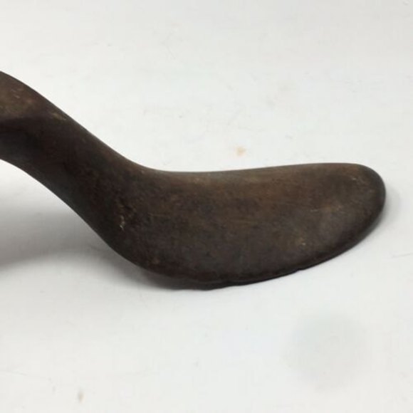 Antique Vintage Cast Iron Cobbler‎ Shoe Form Mold Shoemaker Tool Metal Foot - Picture 2 of 12